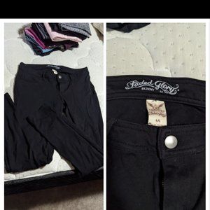 Faded Glory black skinny Jeggings